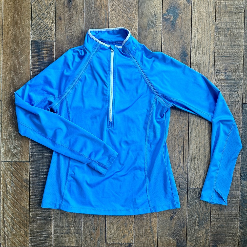 Vineyard Vines Performance Women's Blue Quarter-Zip Pullover Size Small